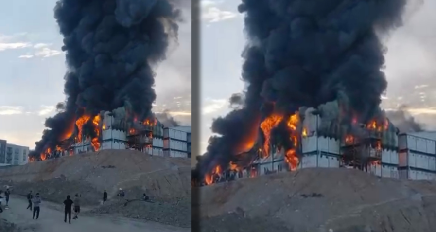 Kahramanmaraş’taki Şantiyede Yangın: 1 Ölü, 6 Yaralı
